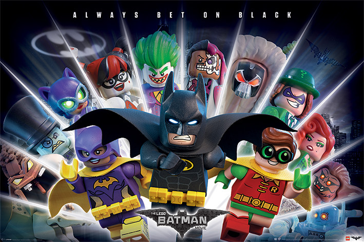 Плакат Lego Batman - Always Bet On Black
