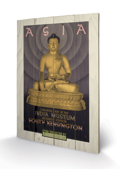 Ξύλινη τέχνη Transport For London - Asia, India Museum, 1930