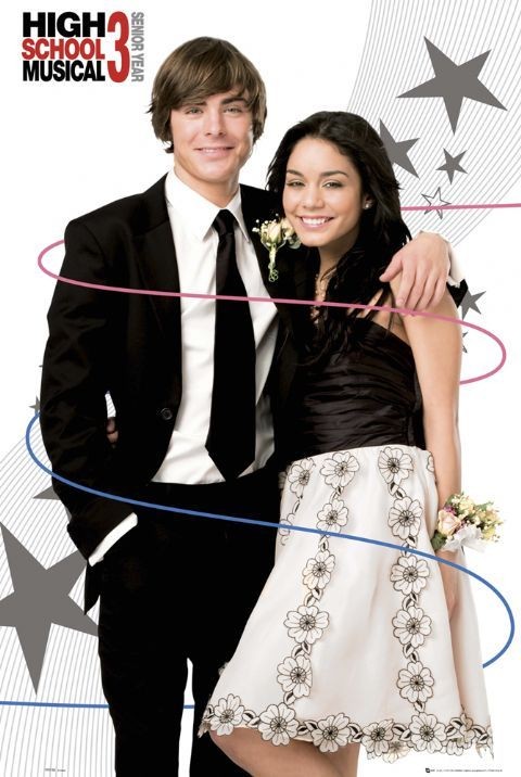 Плакат HIGH SCHOOL MUSICAL 3 - troy and gabriella