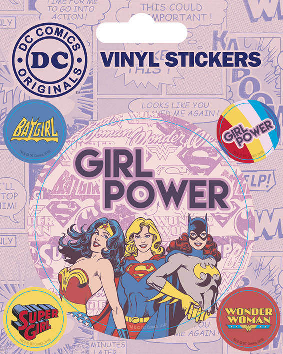 Αυτοκόλλητα DC Comics - Girl Power