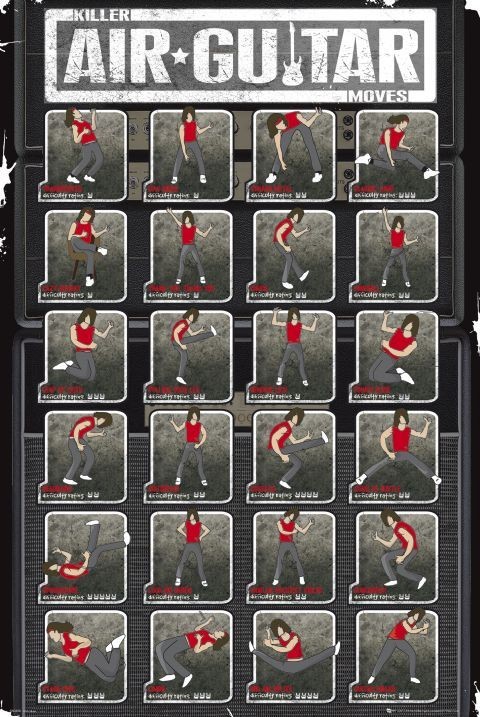 Poster Air guitar