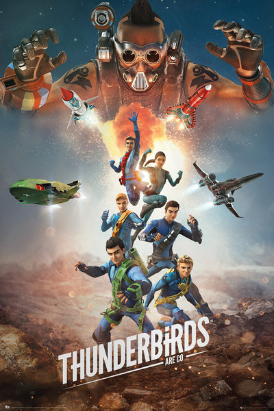 Плакат Thunderbirds Are Go - Collage