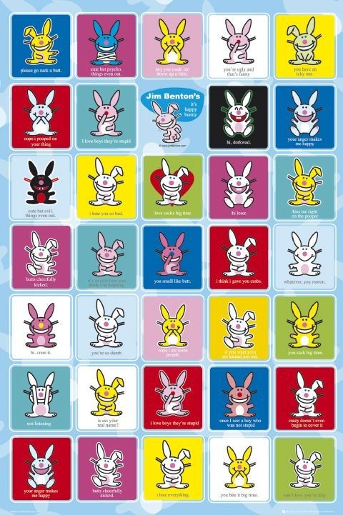 Poster Happy bunny - compilation 2
