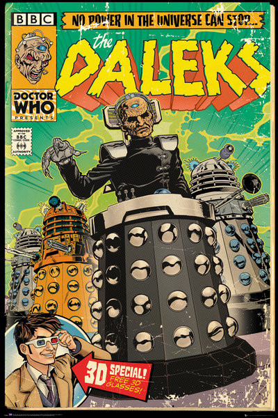 Плакат Doctor Who - Daleks Comic