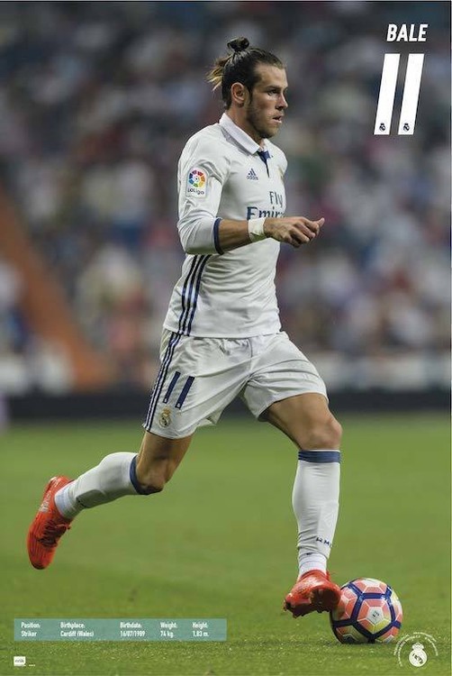 Poster Real Madrid 2016/2017 - Gareth Bale