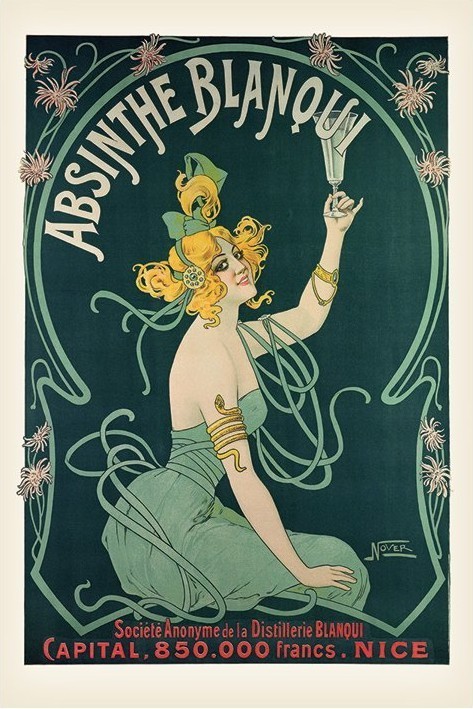Poster Absinthe Blanqui