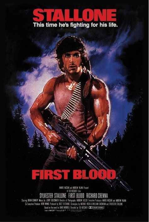 Плакат RAMBO - first blood