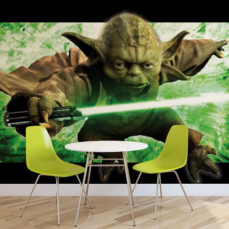 Star Wars Master Yoda Wallpaper Mural