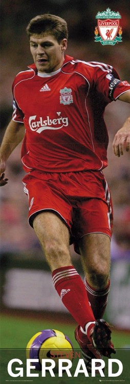 Плакат Liverpool - gerrard 07/08