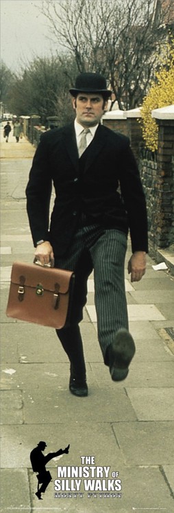 Плакат MONTY PYTHON - the ministry of silly walks