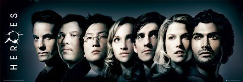 Плакат HEROES - cast