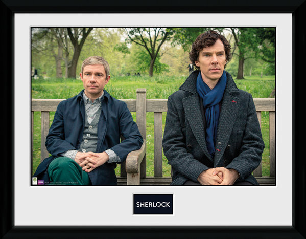 Κορνιζαρισμένη αφίσα Sherlock - Park Bench