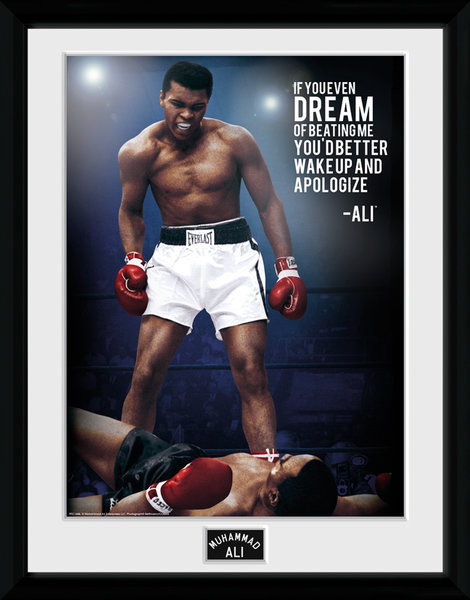Uokvirjen plakat Muhammad Ali - Dream
