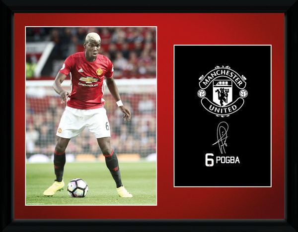 Κορνιζαρισμένη αφίσα Manchester United - Pogba 16/17