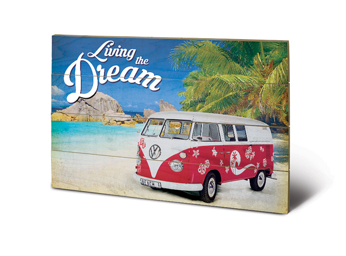 Ξύλινη τέχνη VW - Living the Dream