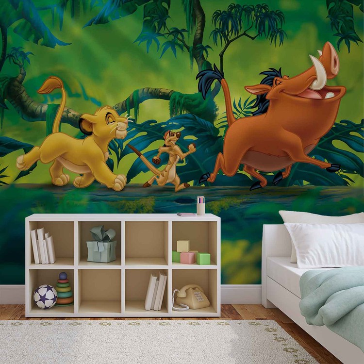Disney Lion King Pumba Simba Wallpaper Mural