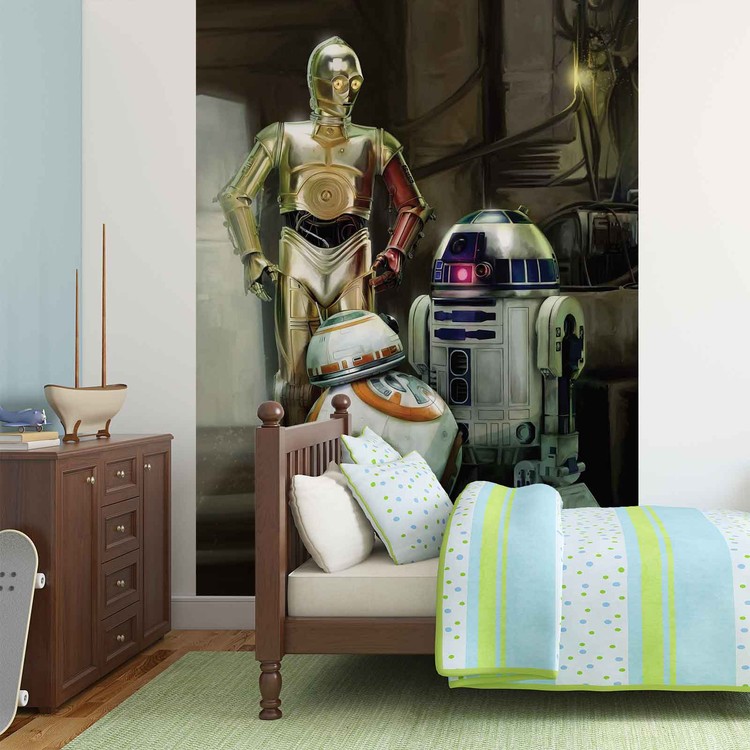 Wall Mural Star Wars Droids