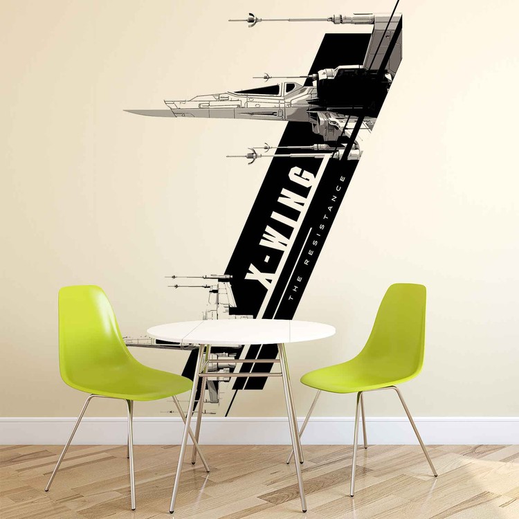 Wall Mural Star Wars Force Awakens X-Wing
