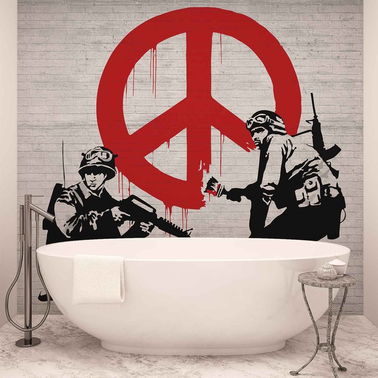 Wall Mural Banksy Graffiti