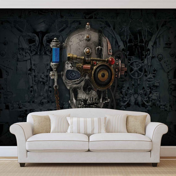 Ταπετσαρία Alchemy  Art Necronaut Skull
