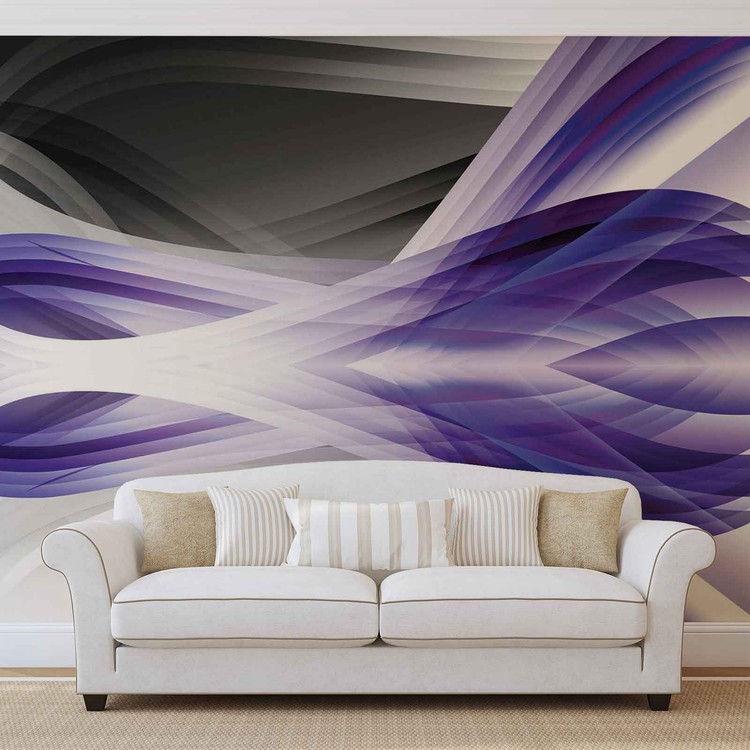Tapeta Abstract Light Pattern Purple