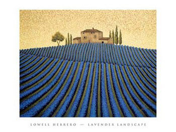 Lavender Landscape Картина