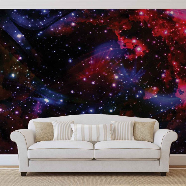 Wall Mural Space Stars