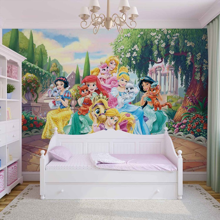 Ταπετσαρία Disney Princesses Rapunzel Ariel