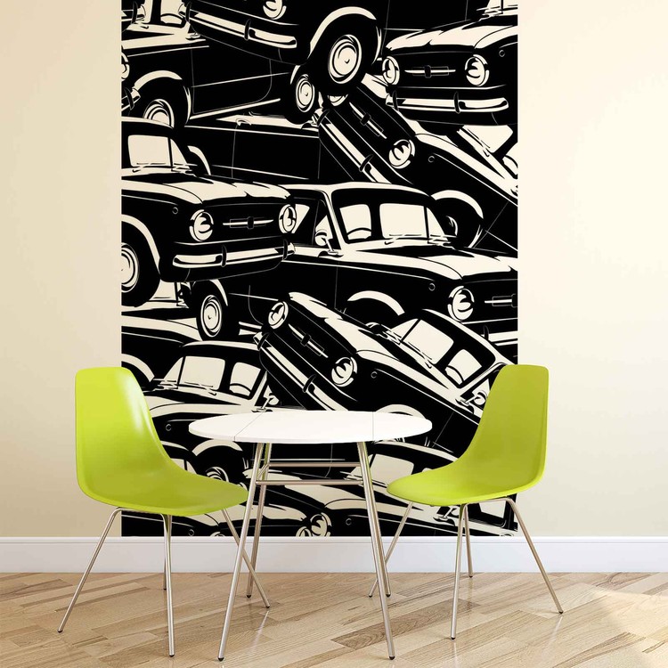 Ταπετσαρία Cars Vintage