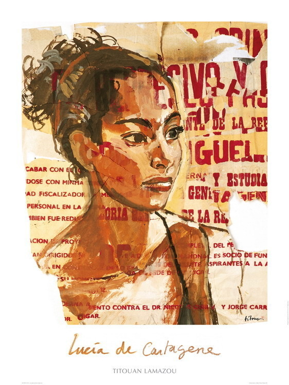 Art Print Lucia de Cartagéne - Colombie