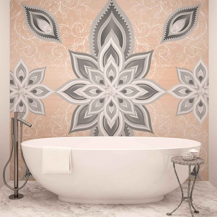Murais de parede Abstract Pattern Silver Gold