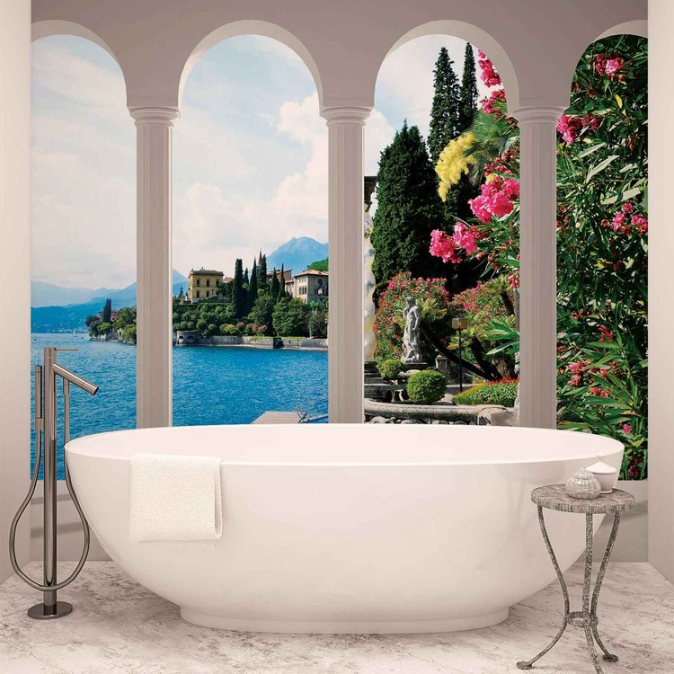 Ταπετσαρία Lake Como Italy Arches