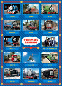 Плакат THOMAS Y SUS AMIGOS