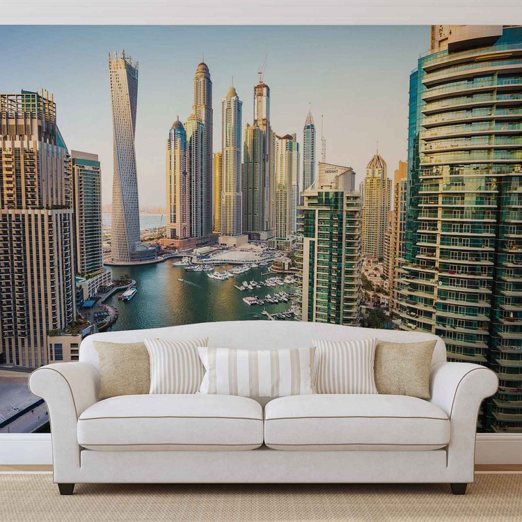Ταπετσαρία Dubai City Skyline Marina