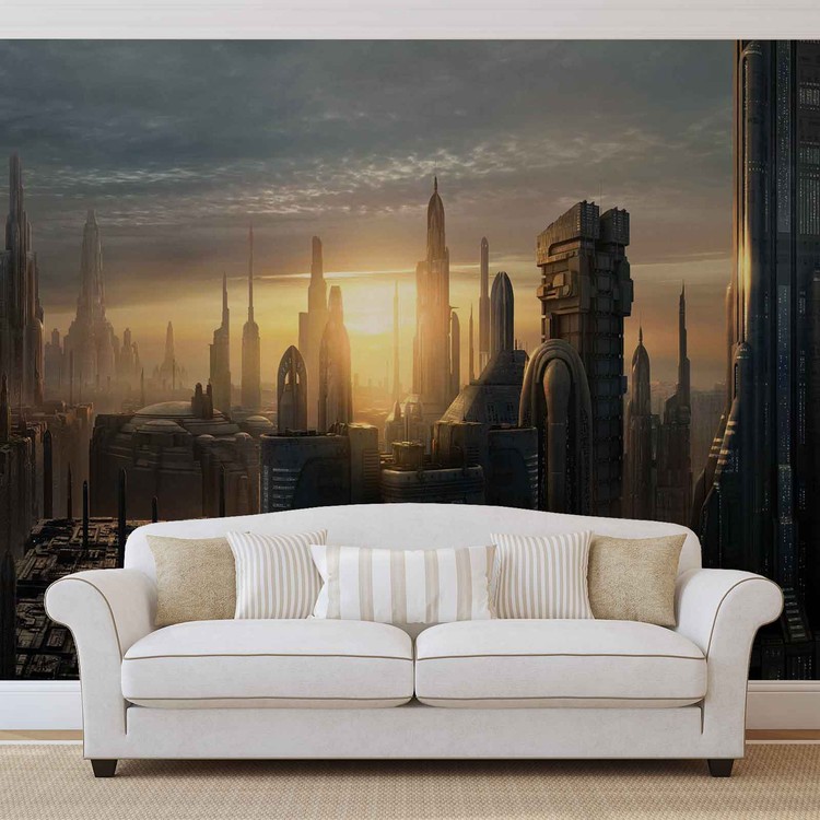 Ταπετσαρία Star Wars City Coruscant