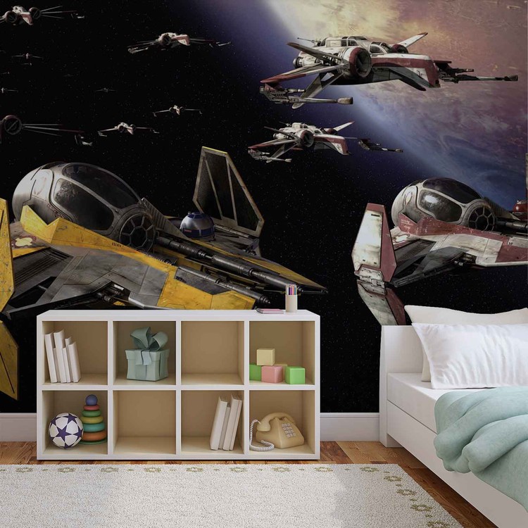 Ταπετσαρία Star Wars Anakin Jedi Starfighter