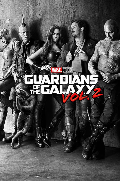 Плакат Guardians Of The Galaxy Vol. 2 - Black & White Teaser