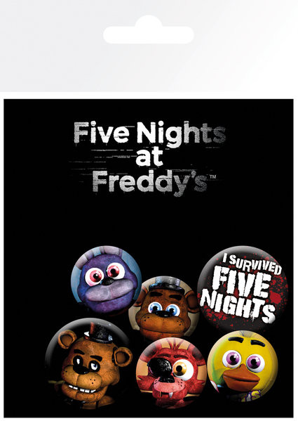 Badge set Five Nights at Freddys