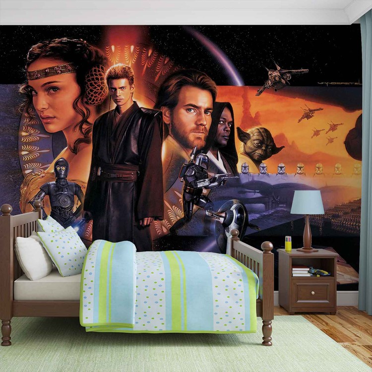 Star Wars Phantom Menace Wallpaper Mural