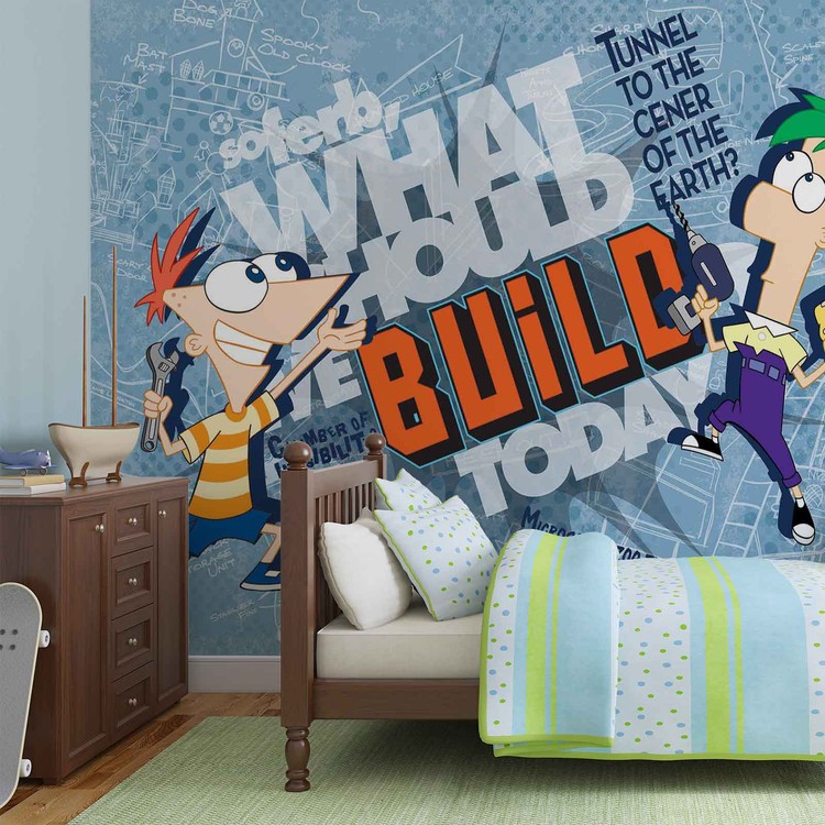 Disney Phineas Ferb Wallpaper Mural