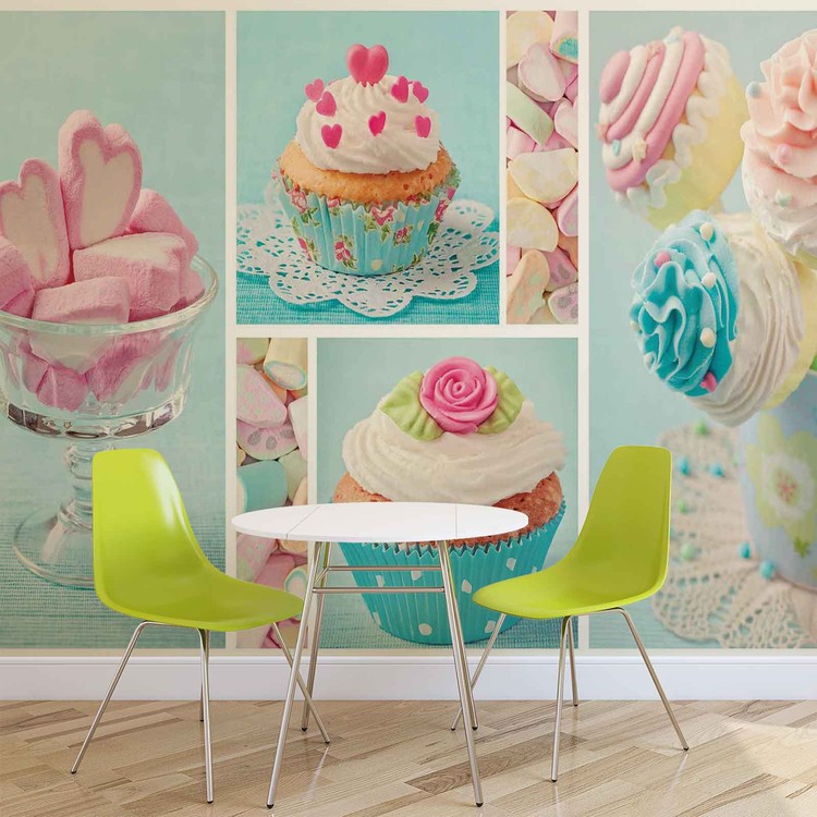 Valokuvatapetti Cupcakes