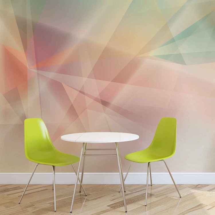Modern Abstract Art Prism Wallpaper Mural