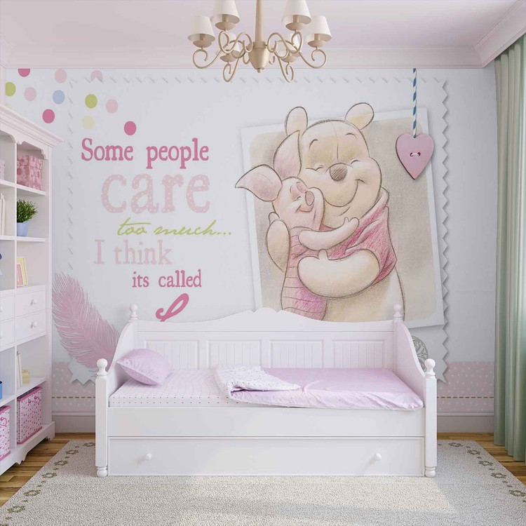 Ταπετσαρία Disney Winnie l'Ourson Porcinet