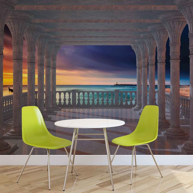 Ταπετσαρία Sea View Through The Arches