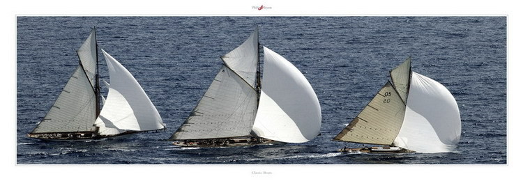 Art Print Classic Boats