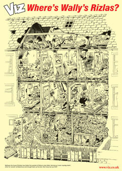 Poster VIZ - Wally's Rizla's