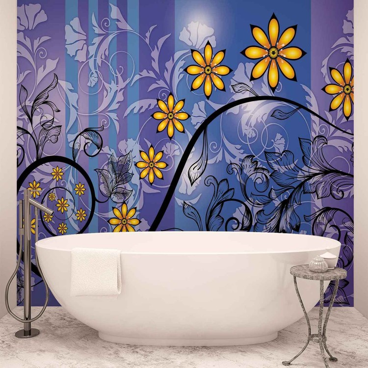 Wall Mural Flowers Floral Pattern