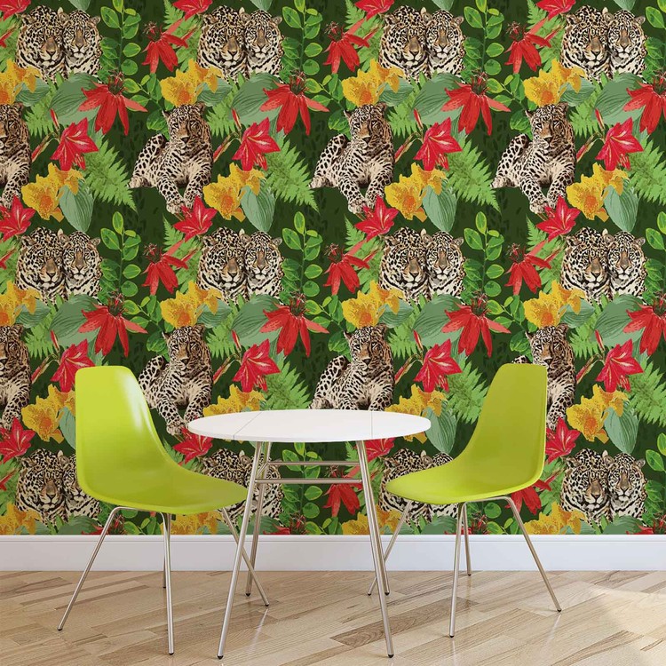 Jungle Cheetah Wallpaper Mural