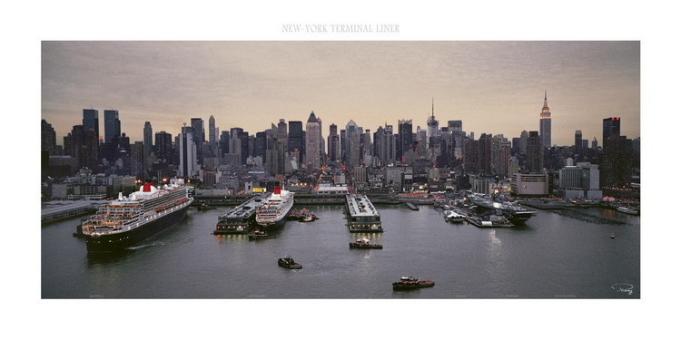 Art Print New York, terminal liner