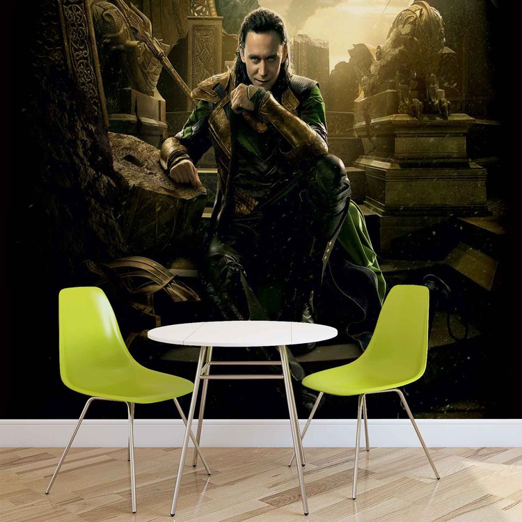 Marvel Avengers Loki Wallpaper Mural